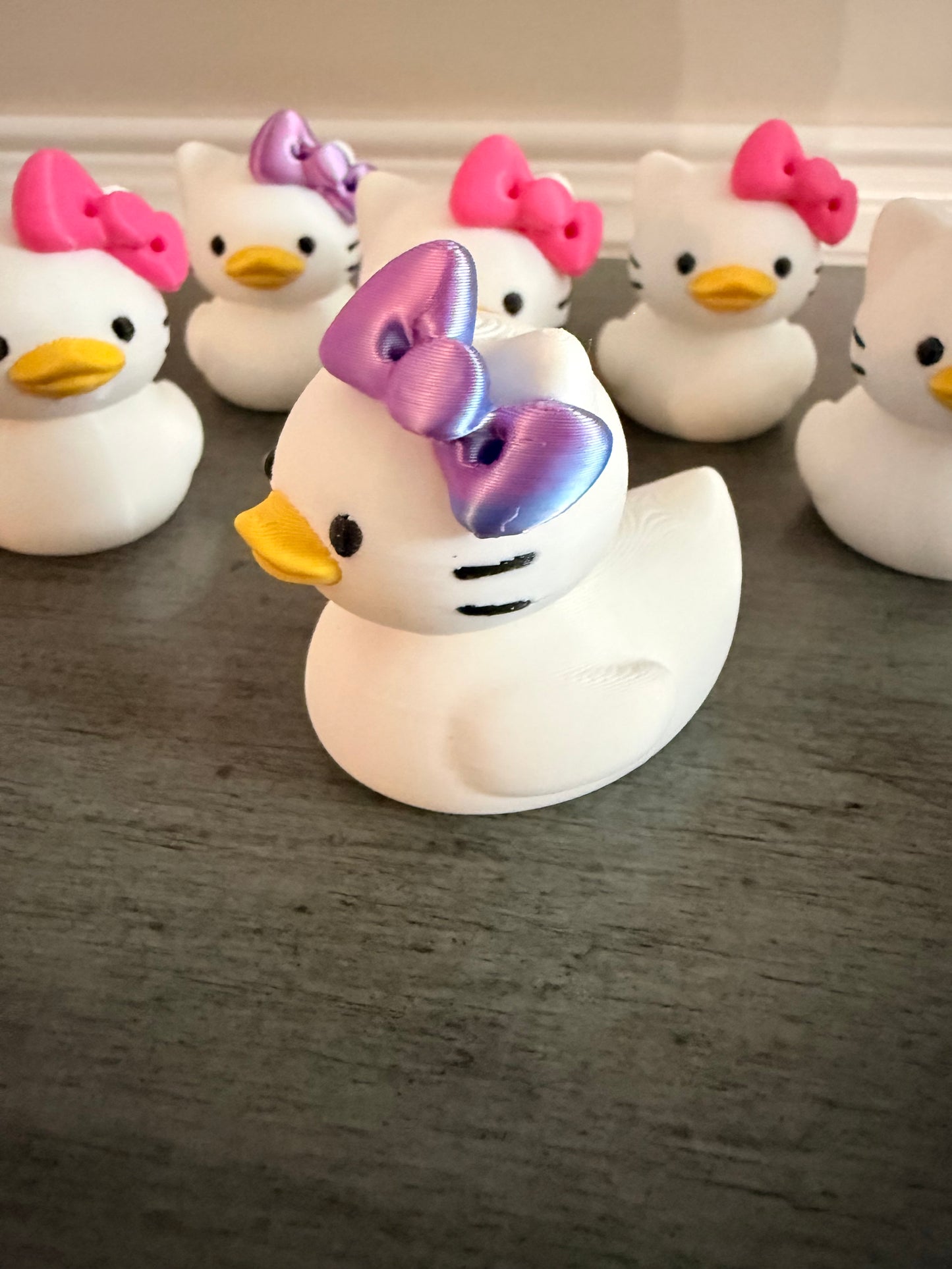 Bow Kitty Ducks