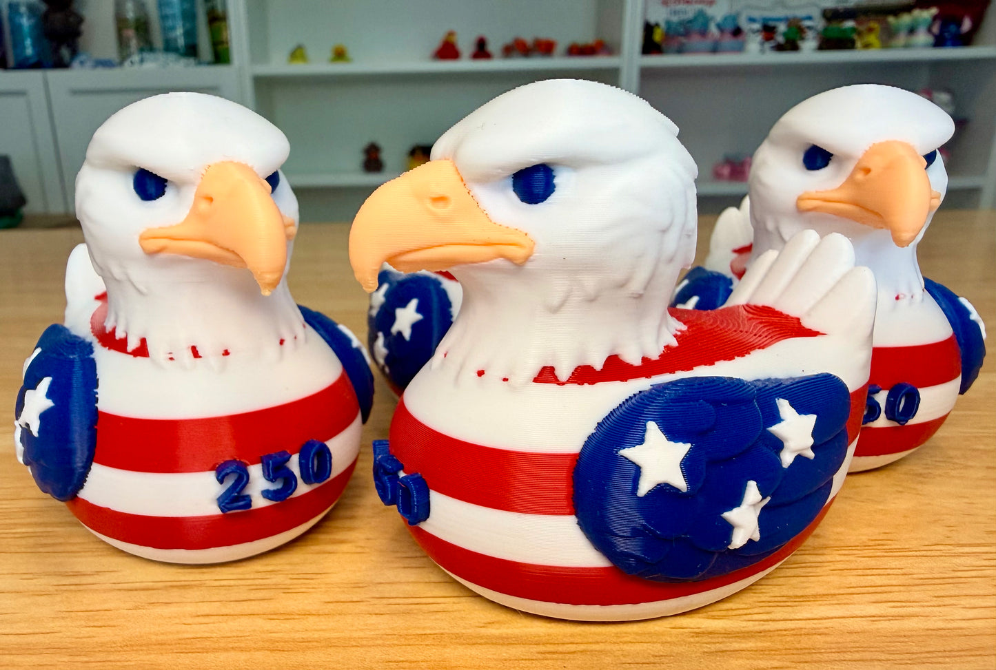 Patriotic Eagle Duck – 250 Years Edition Set of 4