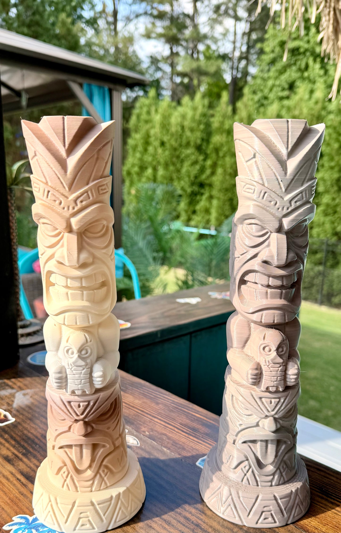 Tiki Totem Statue – Tropical Island Décor