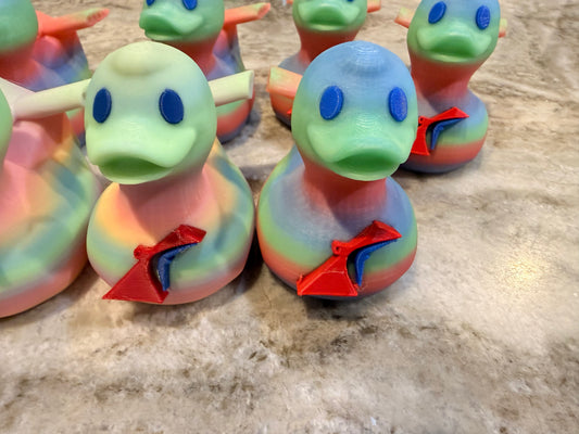 Glow Carnival Cruise Ducks-Set of 4