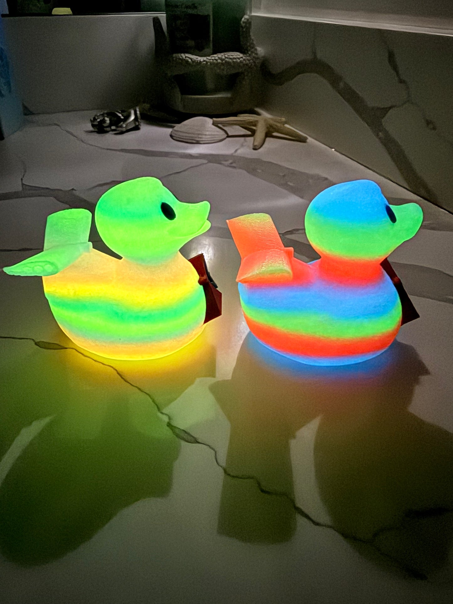 Glow Carnival Cruise Ducks-Set of 4