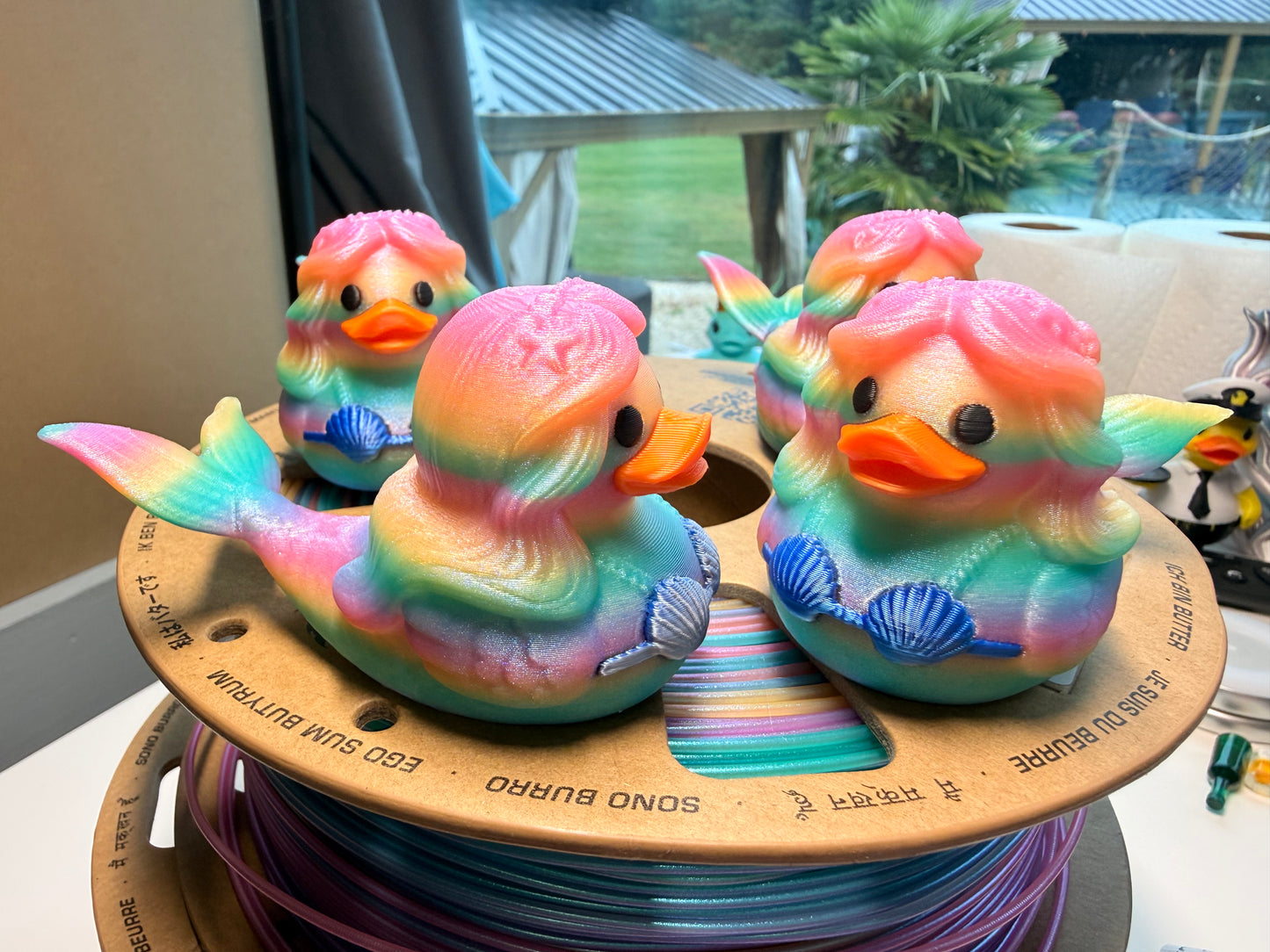 Rainbow Mermaid Set of 5