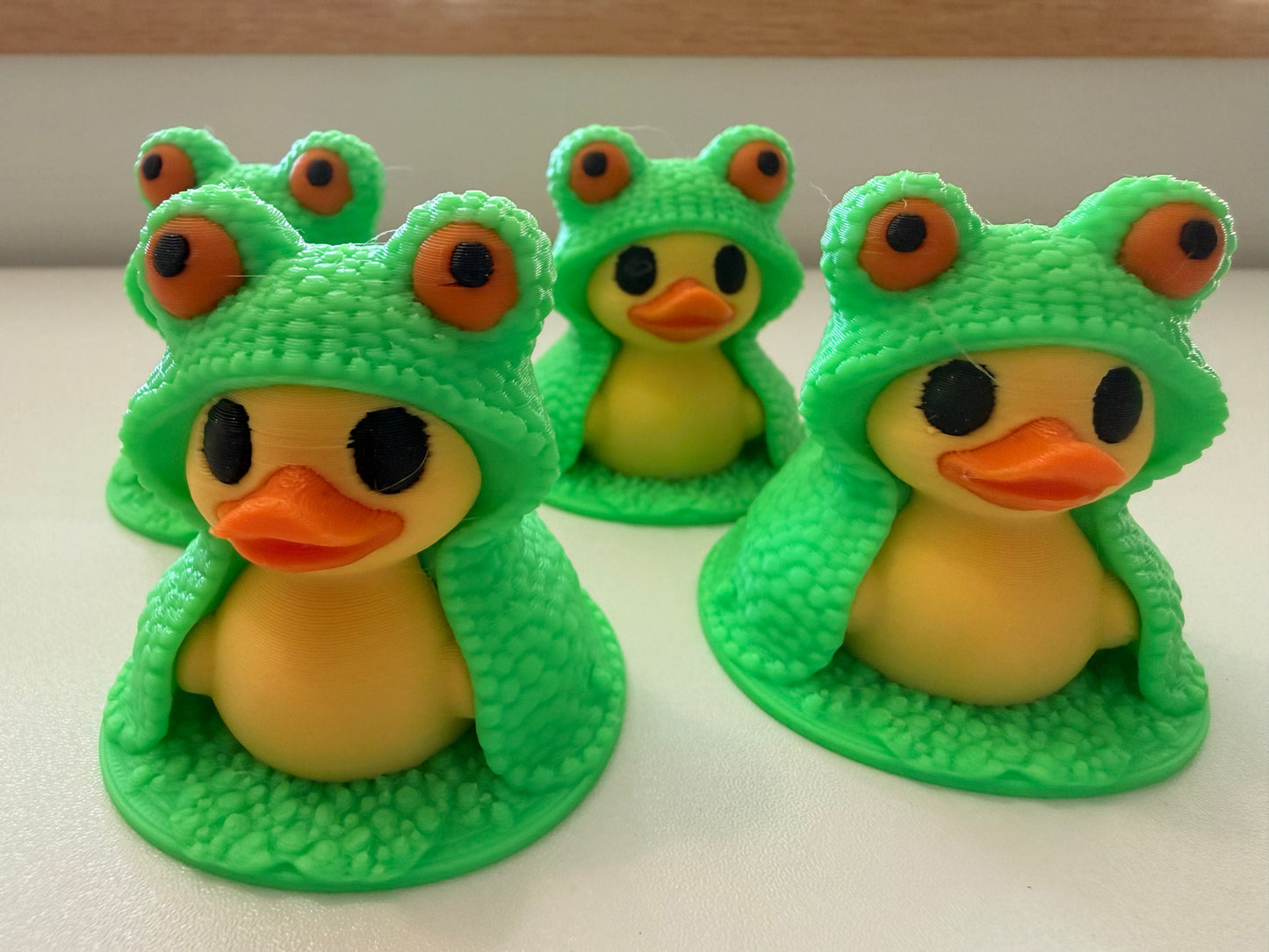 Froggy Duck – 3D Printed Collectible Duck- Set of 5