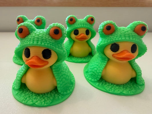 Froggy Duck β 3D Printed Collectible Duck- Set of 5