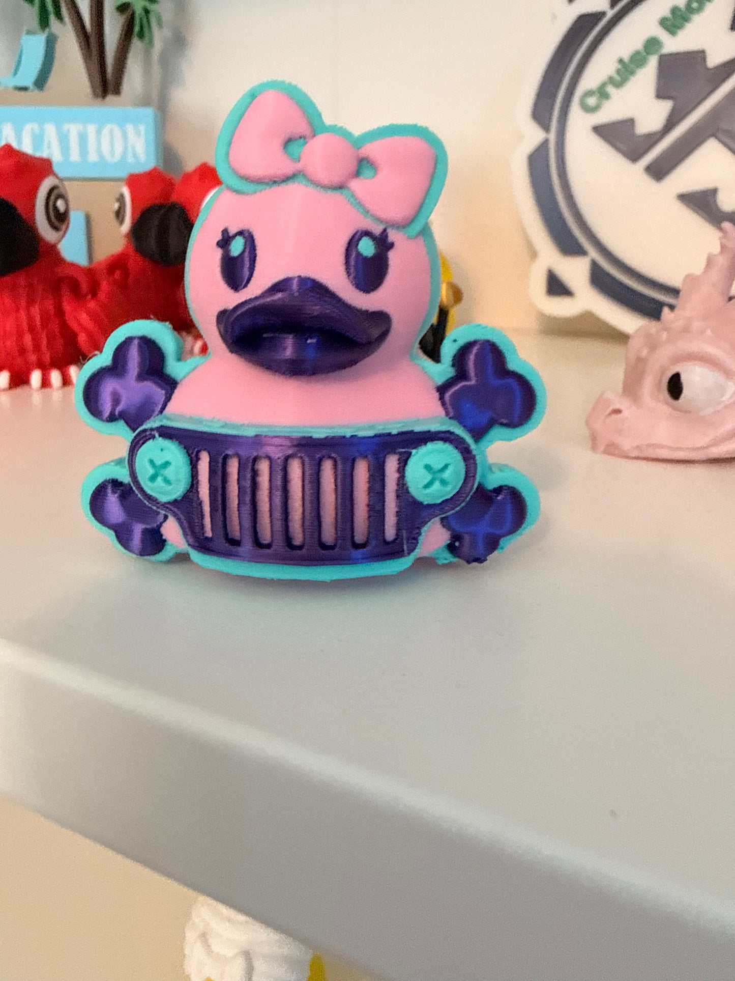 Sugar Skull 3D Duck
