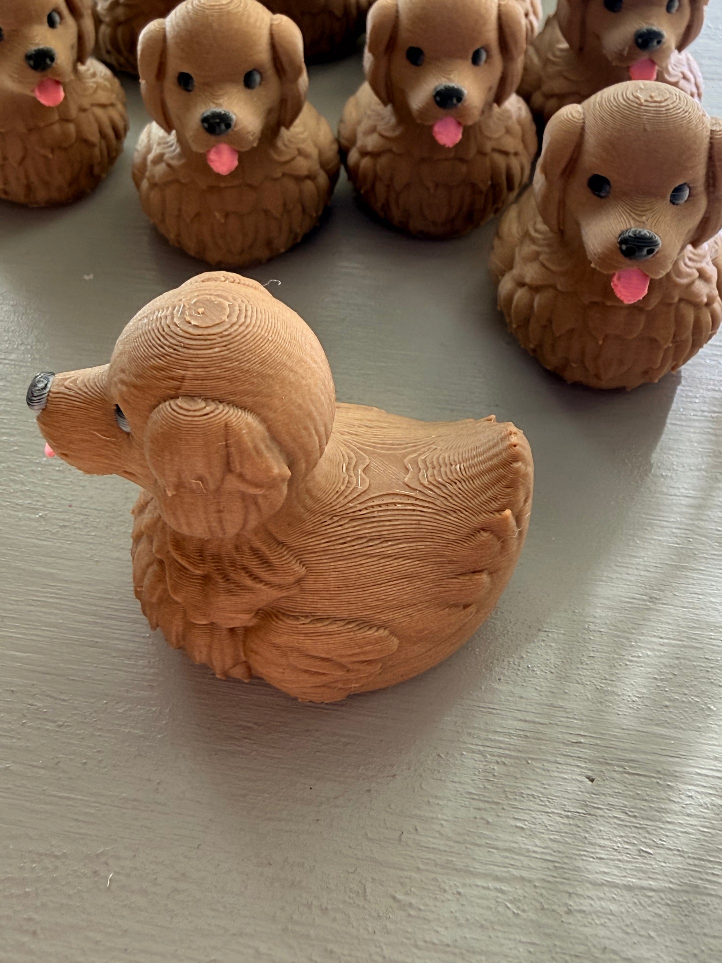Wooden Puppy Figurine β 3D Printed with Real Wood Filament