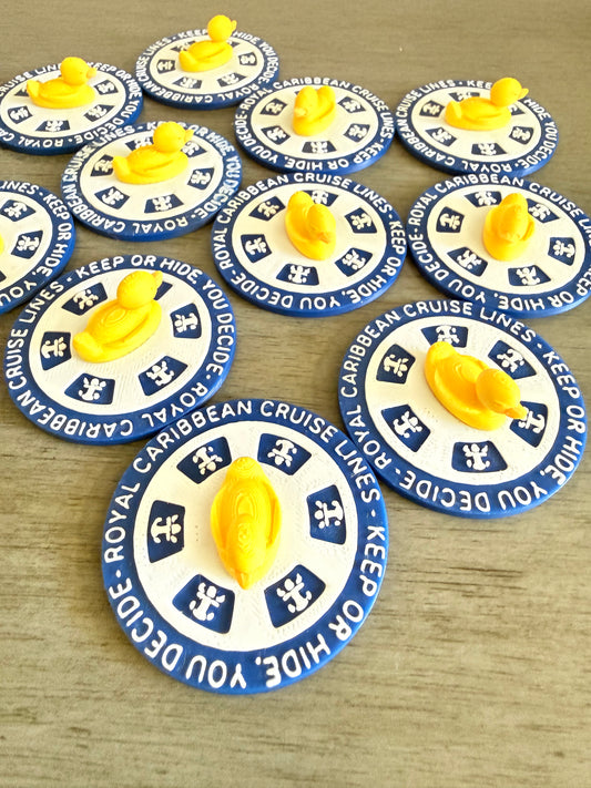 RC Cruise Hide-A-Duck Tokens – Fun Duck Hiding Game Pieces