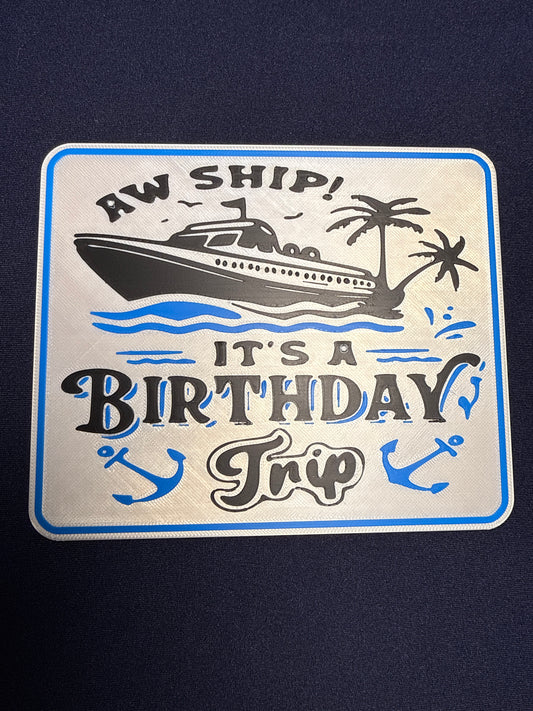 Magnetic Birthday Sign
