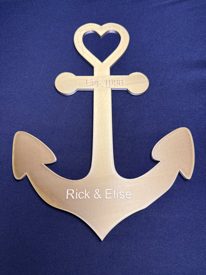 Heart Anchor Custom Magnet