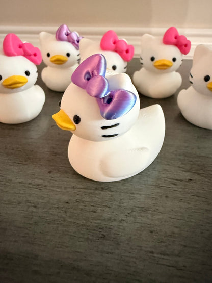 Bow Kitty Ducks
