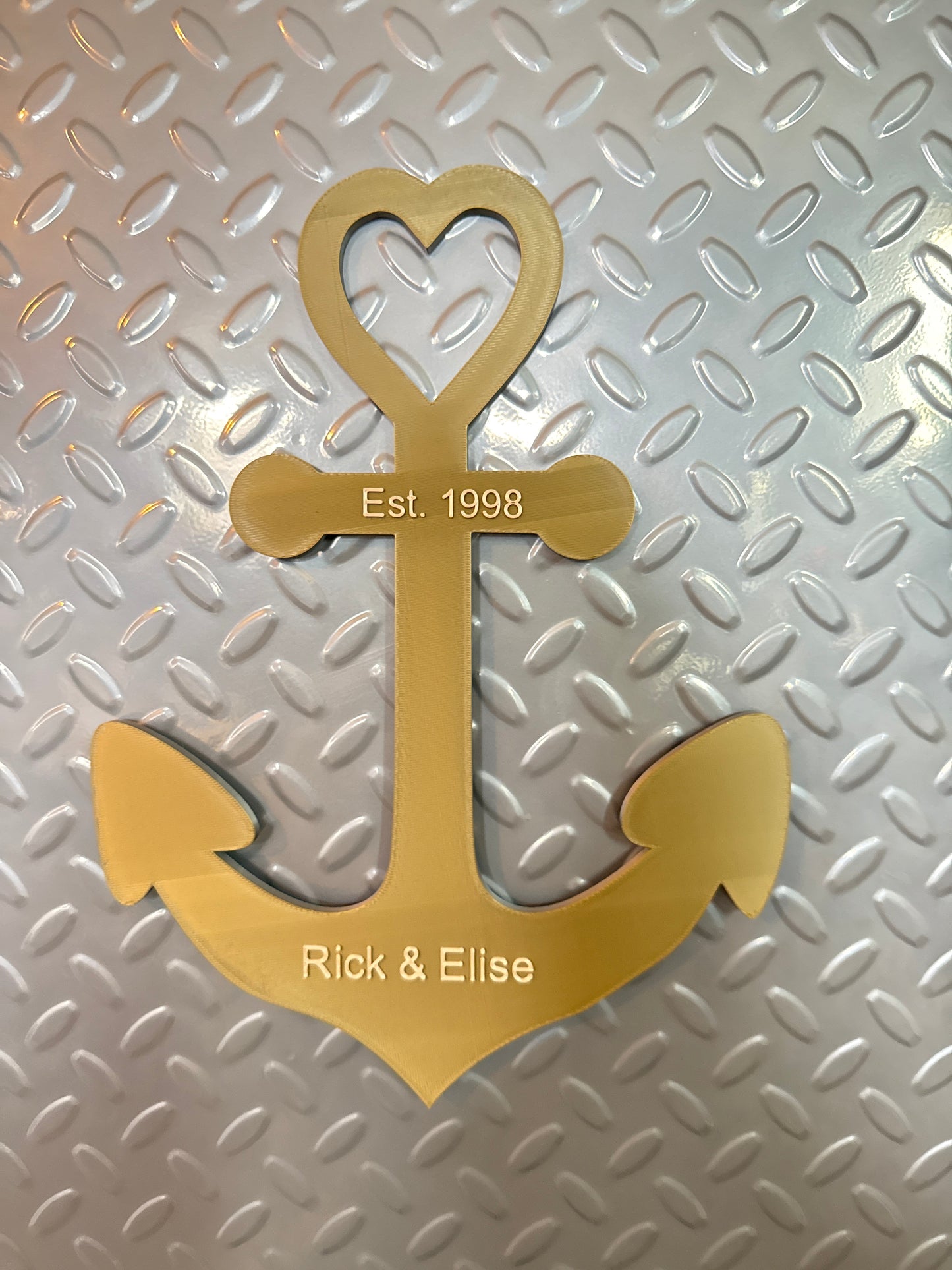 Heart Anchor Custom Magnet