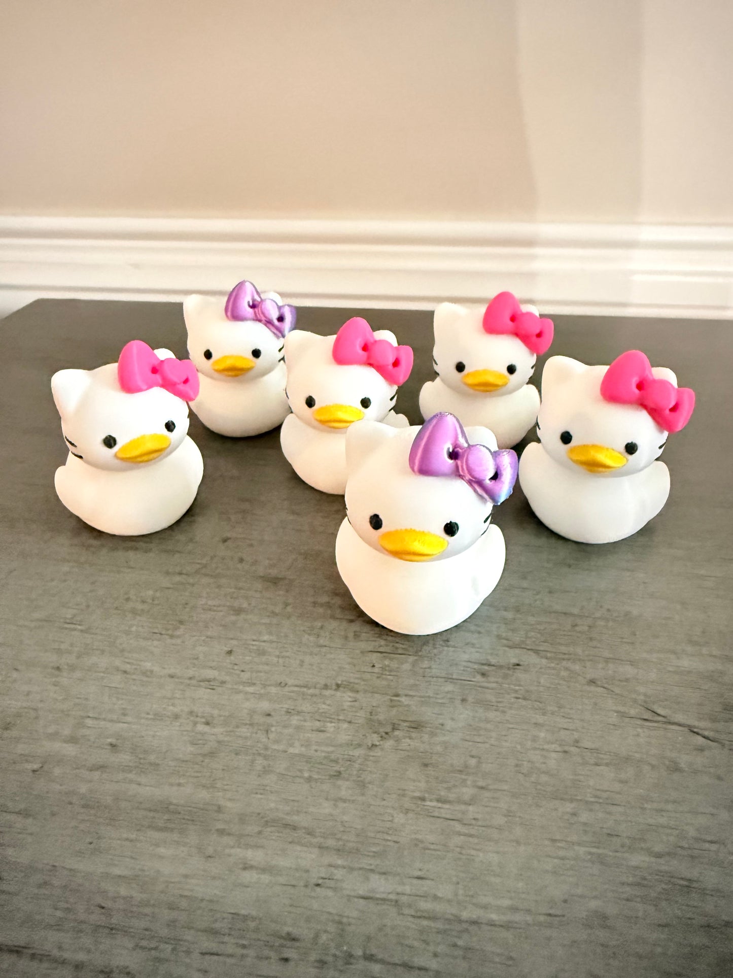 Bow Kitty Ducks