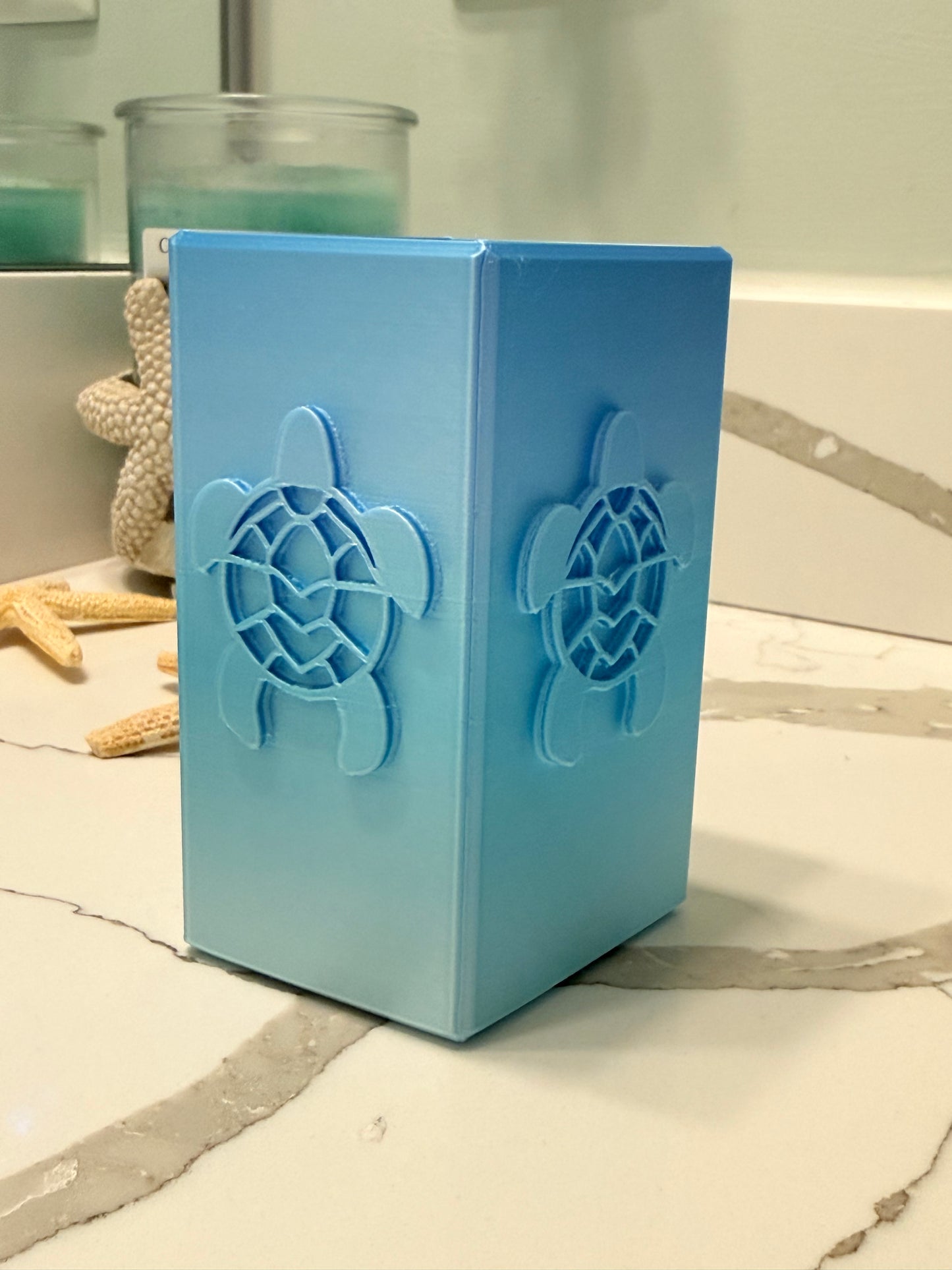 Coastal Sea Turtle Soap Dispenser Cover