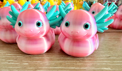 Axolotl Duckies – Cute 3D Printed Ocean Creatures Set of 6