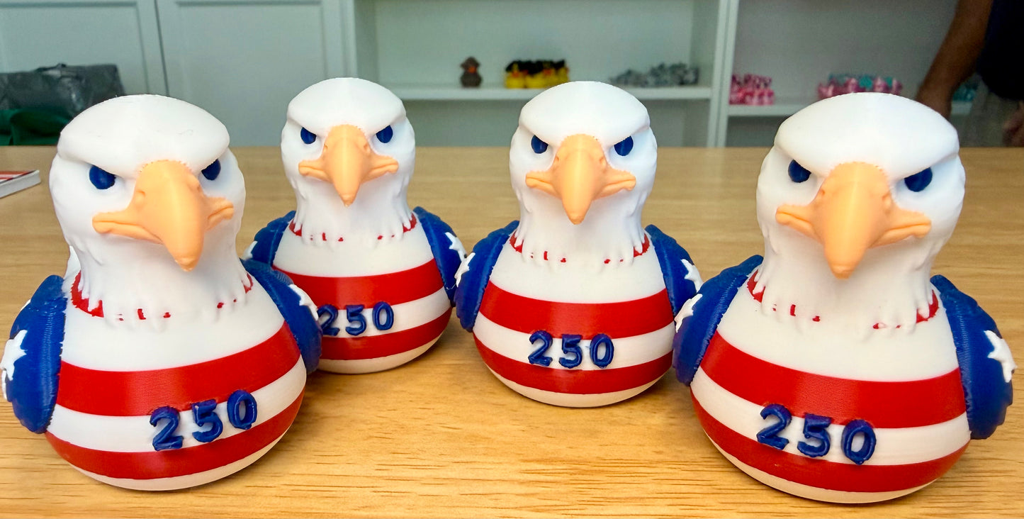 Patriotic Eagle Duck – 250 Years Edition Set of 4