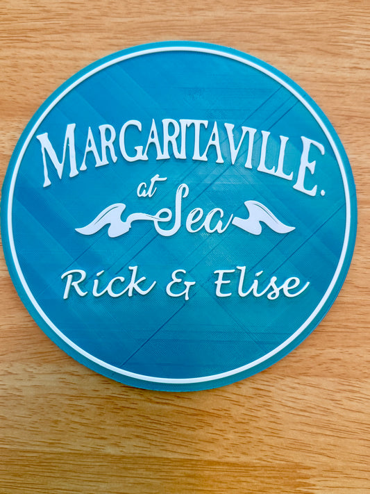 Margaritaville at Sea Personalize Cruise Door Magnet