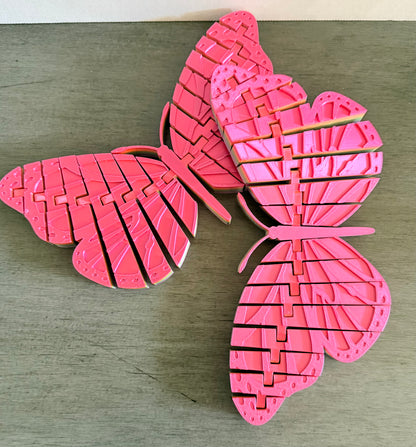 Articulated Butterfly Wall Art – 3D Printed