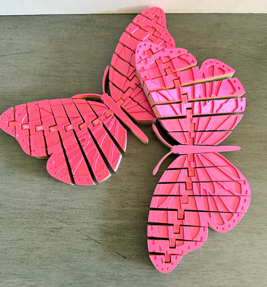 Articulated Butterfly Wall Art – 3D Printed