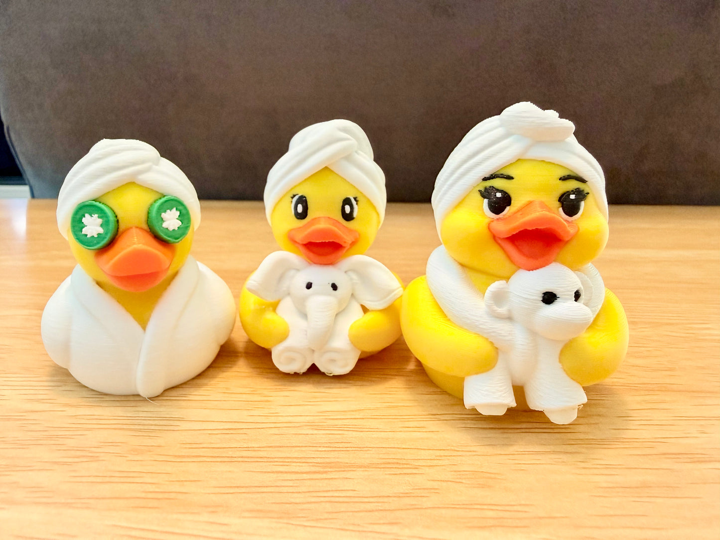 Towel Animal Spa Day 3 Pack- *Please specify wich 3!!! ex.Cucumber, Elephant, Monkey, or Spa Worker.