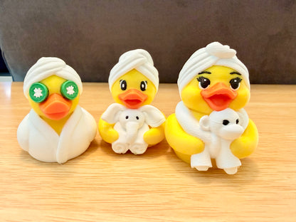 Towel Animal Spa Day 3 Pack- *Please specify wich 3!!! ex.Cucumber, Elephant, Monkey, or Spa Worker.