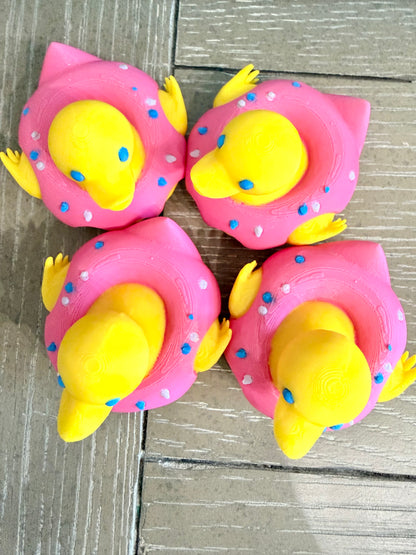 Sprinkle Donut Cruise Ducks-Set of 4