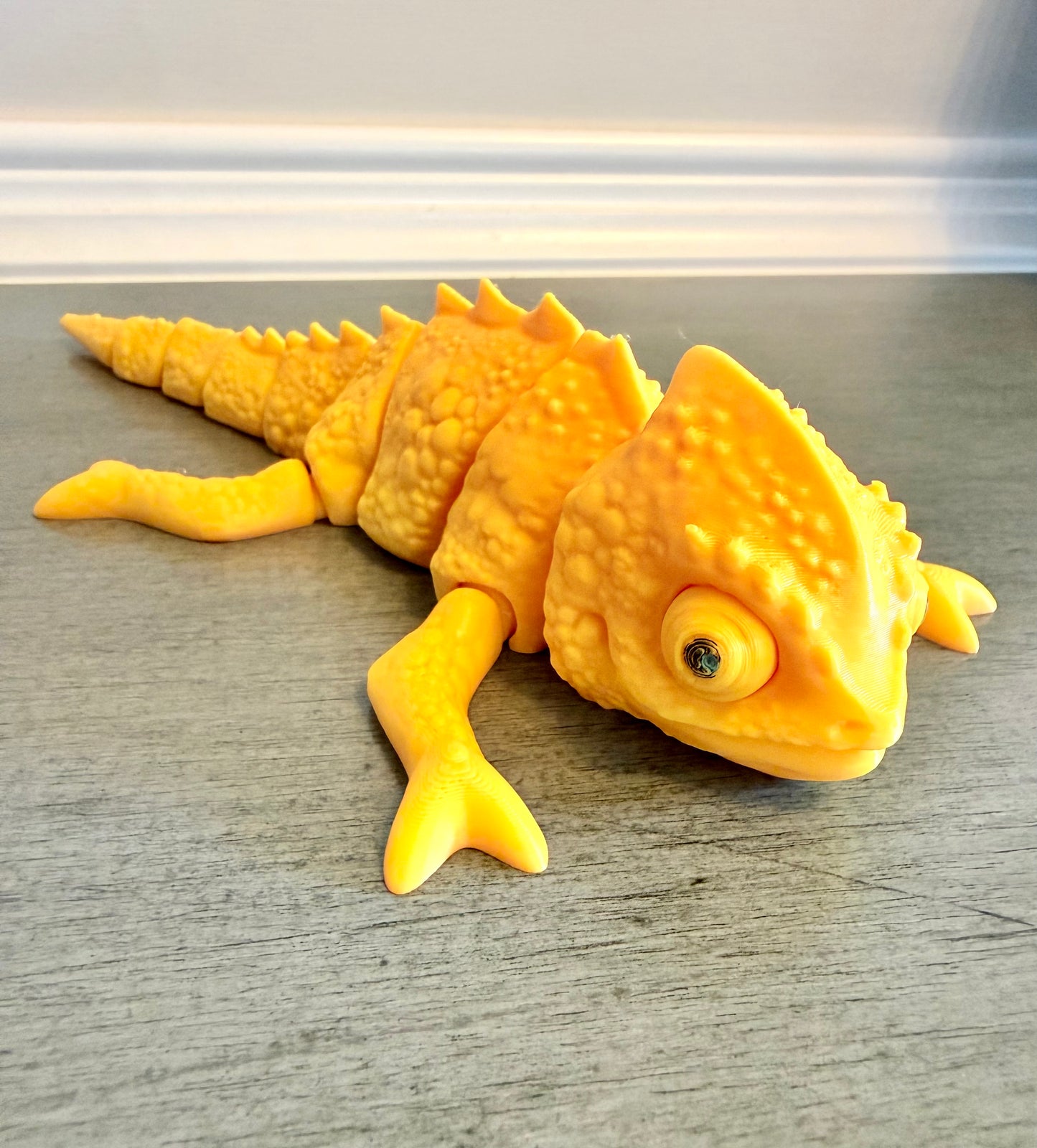Articulated Geometric Lizard – 3D Printed Flexi Toy