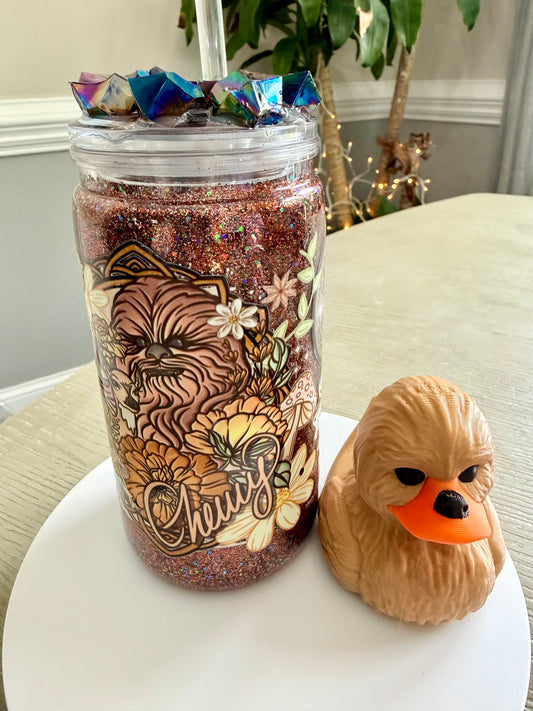 16oz. Chewy Tumbler with embellished top.