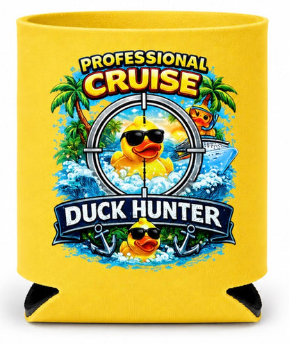 Professional Cruise Duck Hunter Can Koozie