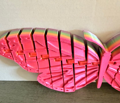 Articulated Butterfly Wall Art – 3D Printed