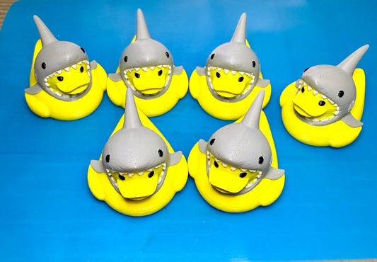 Shark Duck Cruise Duck – 3D Printed Hide & Seek Cruise Duck set of 6