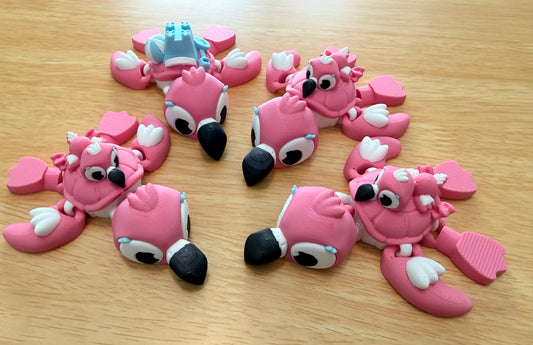 Articulated Flamingo Turtles