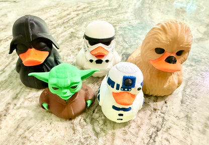 May the 4th Be With You Duck Set – Star Wars Inspired 3D Printed Ducks