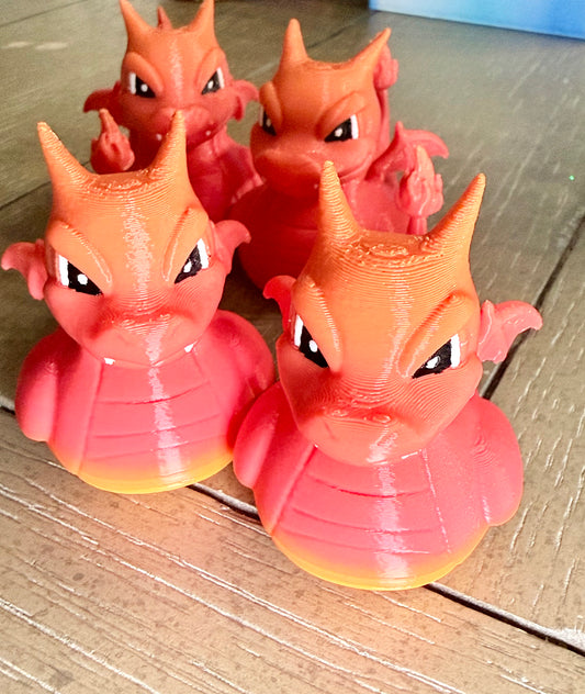 Fire Dragon Duck – 3D Printed Charizard