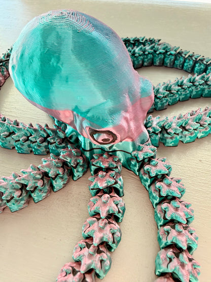 Articulated Kraken Octopus – 3D Printed Flexi Sea Creature