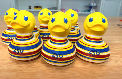America 250 Anniversary Duck – Patriotic 3D Printed Collectible Set of 6
