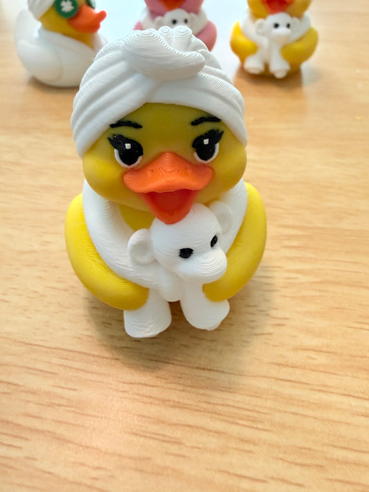Spa Day Monkey Towel Animal Duck