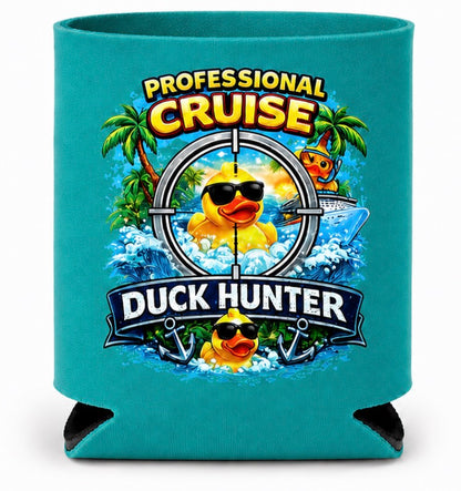 Professional Cruise Duck Hunter Can Koozie
