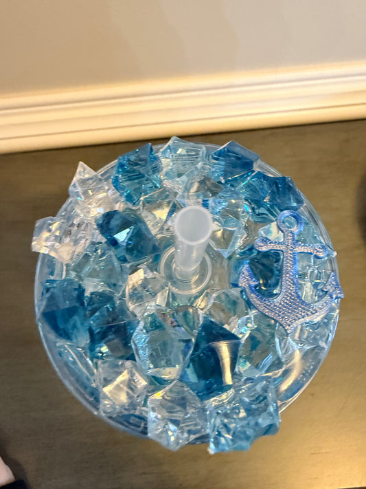 Making Memories One Cruise at a Time 🌊✨ 20 oz Ocean Glitter Tumbler