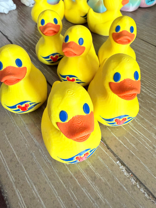 3D Printed Cruise Duck DCL inspired. Set of 6