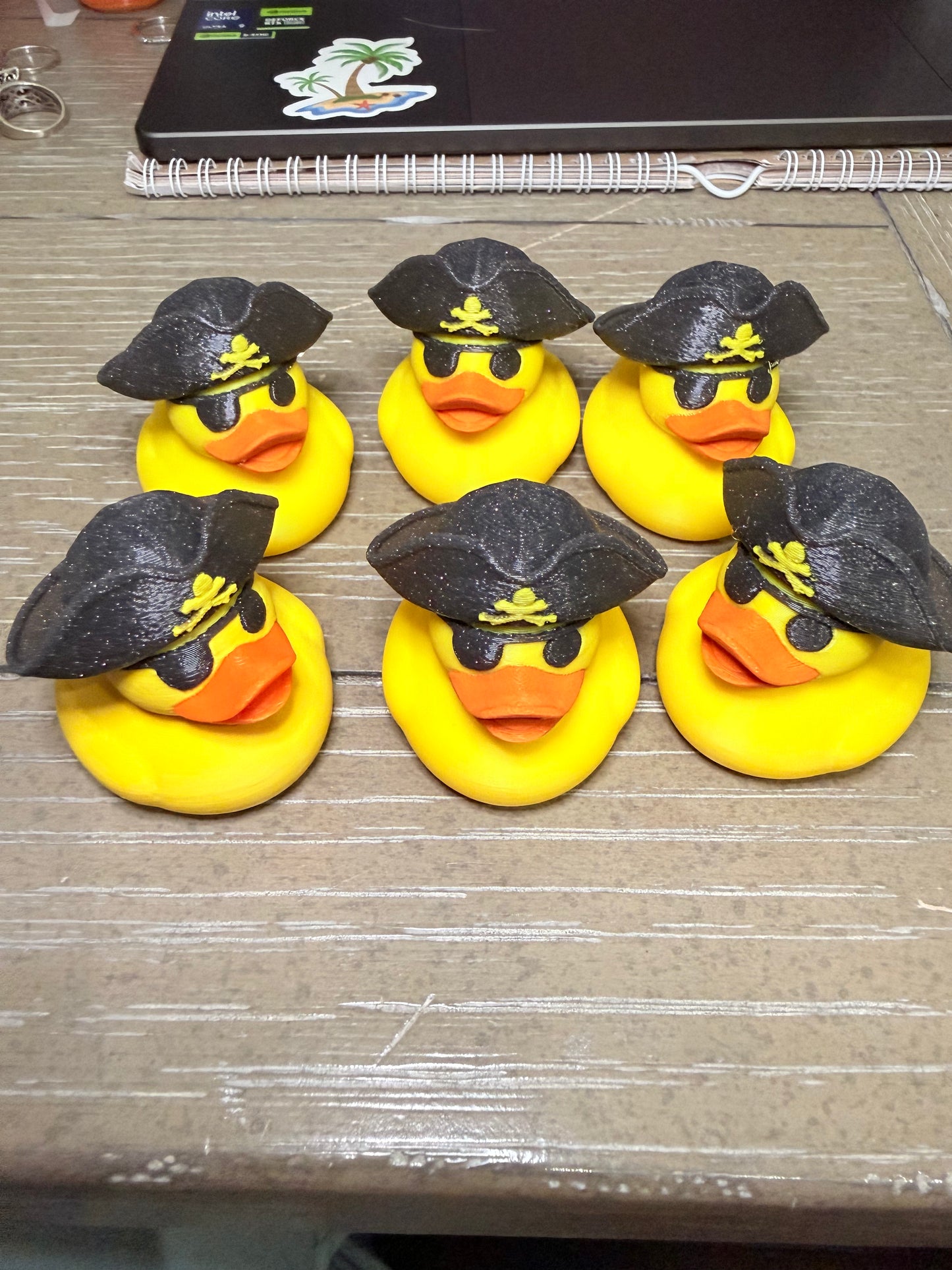 Pirate Cruise Duck – 3D Printed-Set of 6