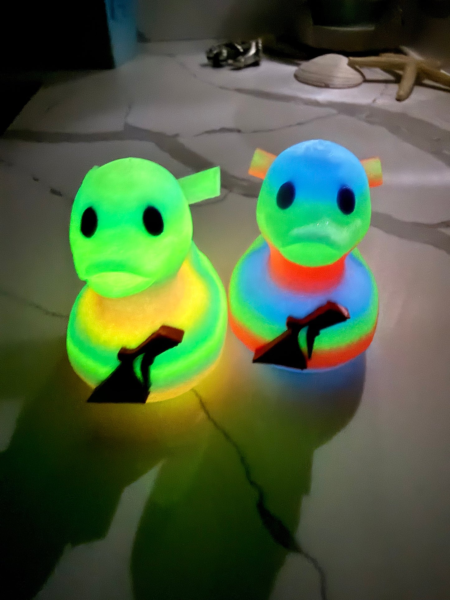 Glow Carnival Cruise Ducks-Set of 4