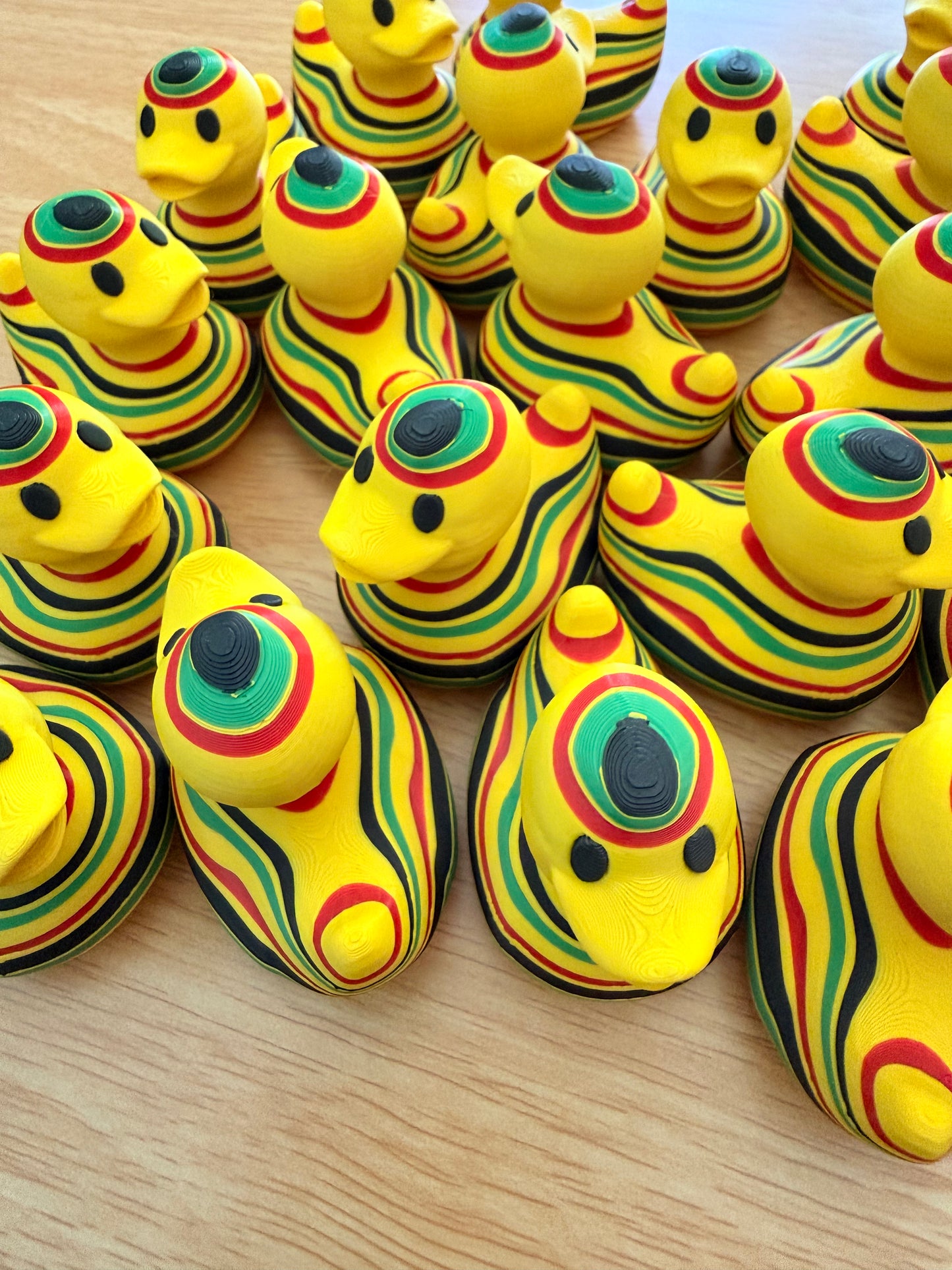 Striped Ducks set of 6