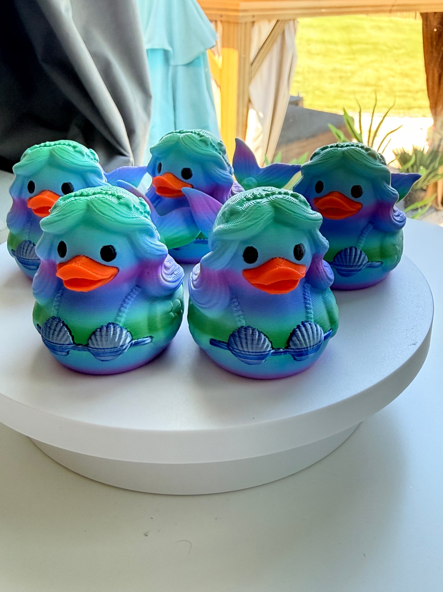 Mermaid Cruise Duck -Set of 5