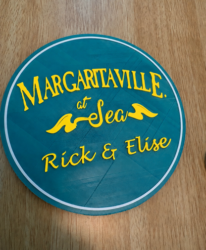 Margaritaville at Sea Personalize Cruise Door Magnet