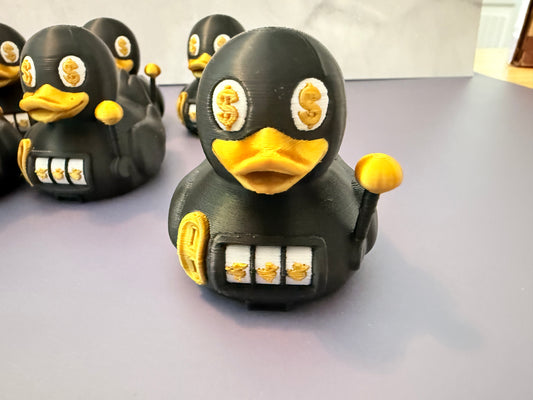 Lucky Slot Machine Duck – 3D Printed Casino Duck -Set of 6