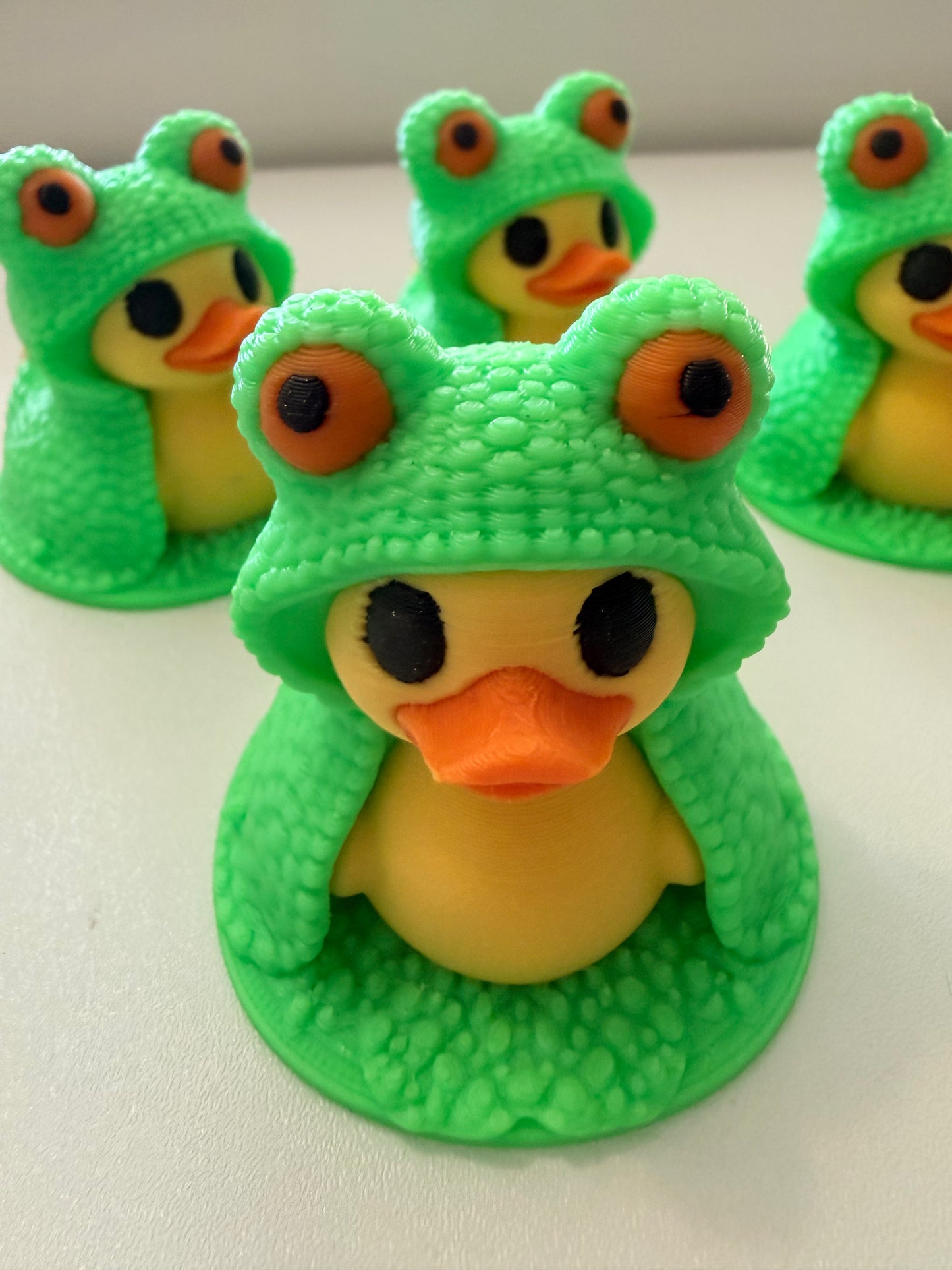Froggy Duck – 3D Printed Collectible Duck- Set of 5