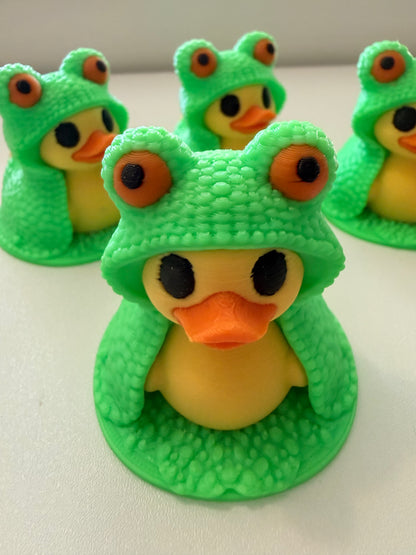 Froggy Duck – 3D Printed Collectible Duck- Set of 5