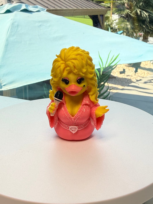 Dolly Duck – 3D Printed Country Diva**DELAYED SHIPPING DUE TO DEMAND!!!