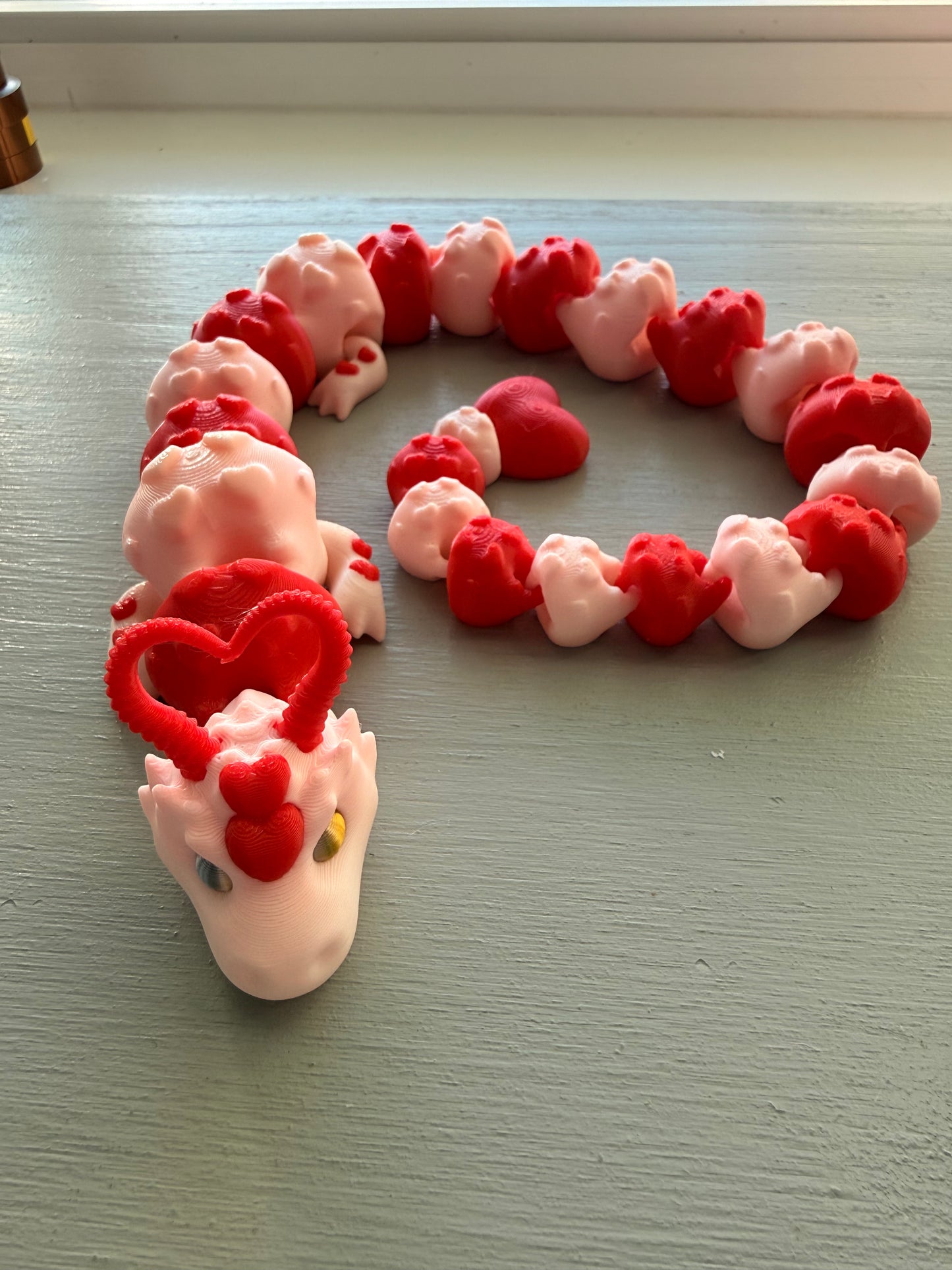 Heart Snake Fidget – Valentine Edition