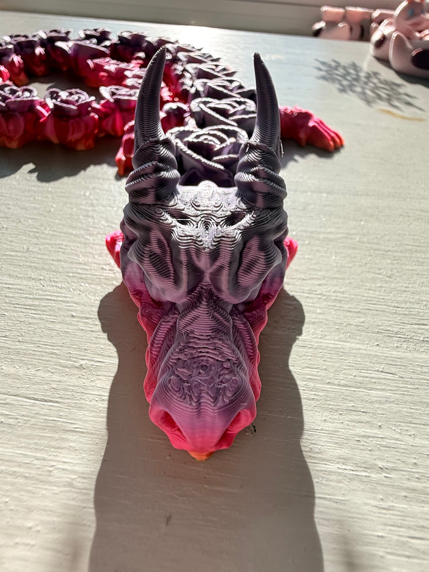 Rose Dragon – Articulated Floral Fantasy Dragon
